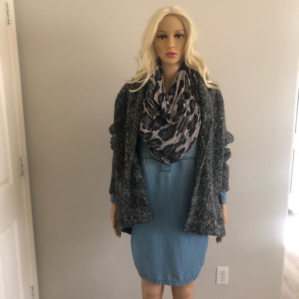 J.Crew Chambray Shirtdress sz M